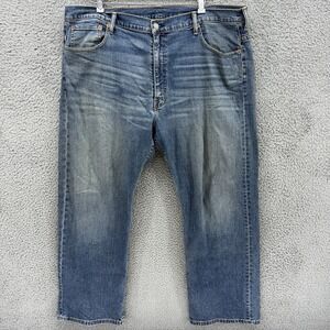 Levi's 569 Men's Size 42x30‎ Loose Fit Straight Leg Denim Jeans READ